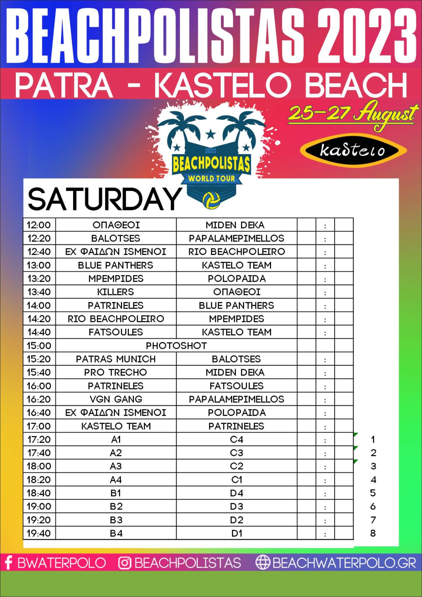 #Beachpolistas World Tour 2023 – Patras Edition: Έρχονται μεγάλες μάχες 25-27 Αυγούστου