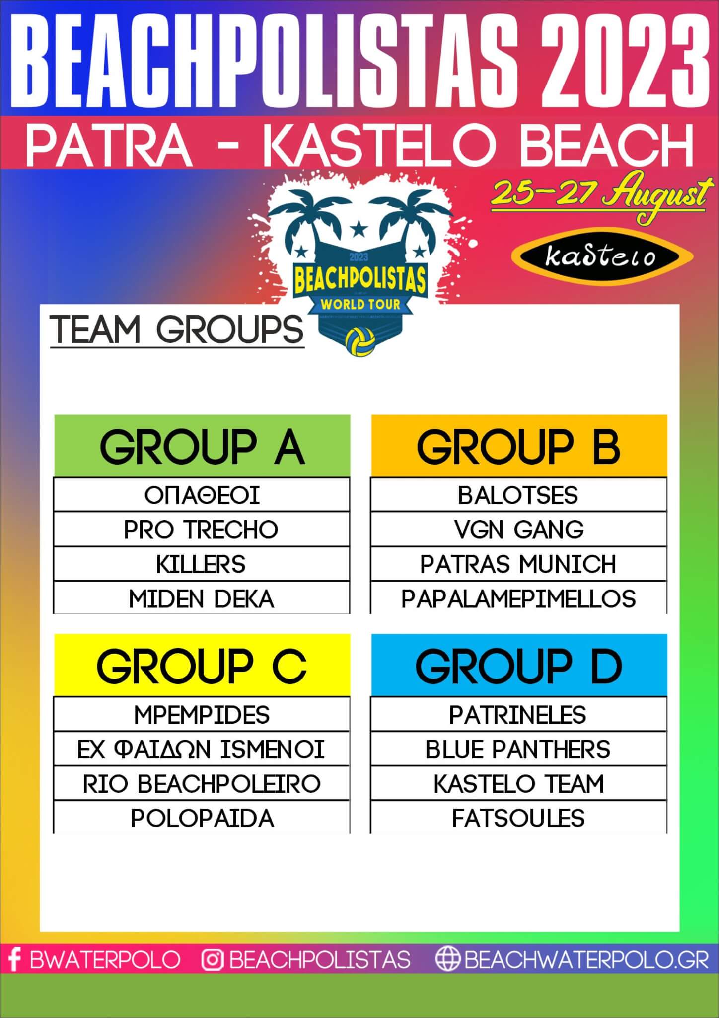 #Beachpolistas World Tour 2023 – Patras Edition: Έρχονται μεγάλες μάχες 25-27 Αυγούστου